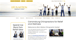 Desktop Screenshot of lifeinmotionchirocenter.com